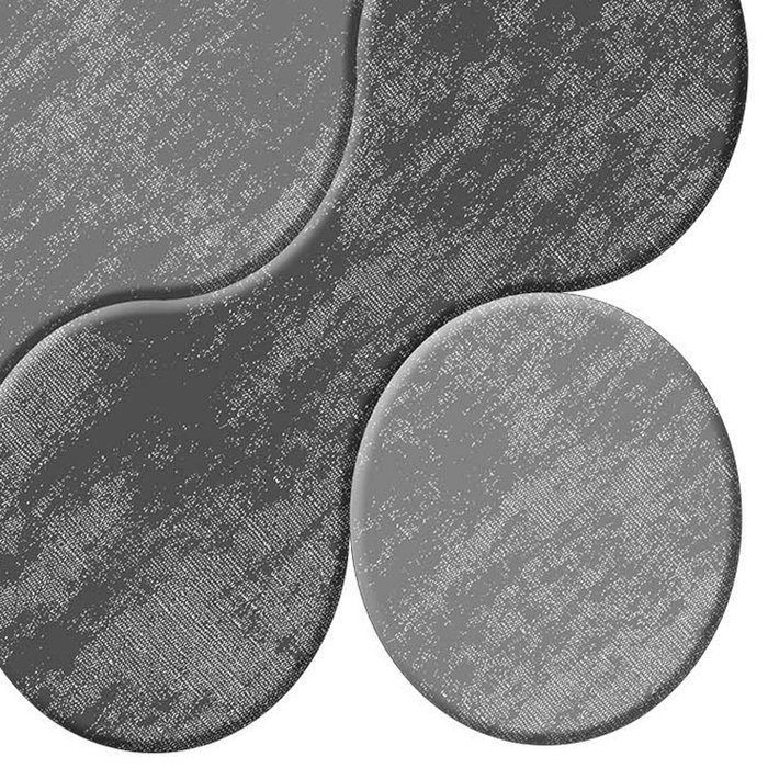 Mijölnir Juego de Alfombrillas de Baño Gris de 2 Piezas con Base Antideslizante Mijölnir Juego de Alfombrillas de Baño Gris de 2 Piezas con Base Antideslizante